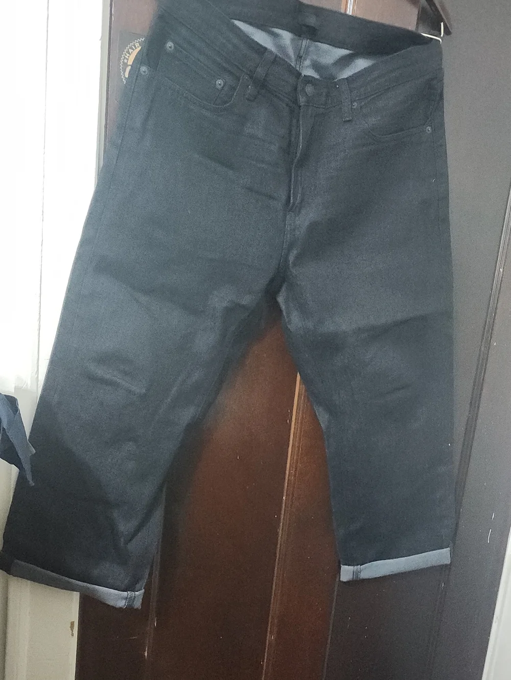Uniqlo Regular Fit Black Denim Jeans